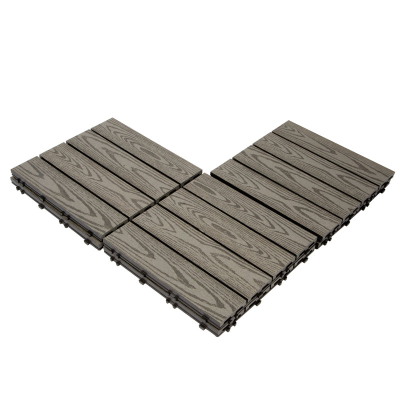 Famobay 12" X 12" Composite Interlocking Deck Tiles & Reviews Wayfair
